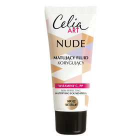 Celia Art Nude skin perfecting mattifying foundation 02 Natural