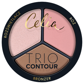 Celia Trio Contour zestaw do konturowania twarzy w pudrze 03