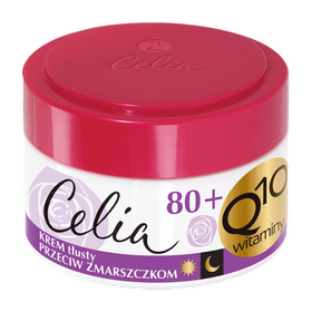 Celia Q10 anti-wrinkle rich cream 80+ with Elastin