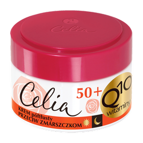 Celia Q10 anti-wrinkle semi-rich cream 50+ with Retinol