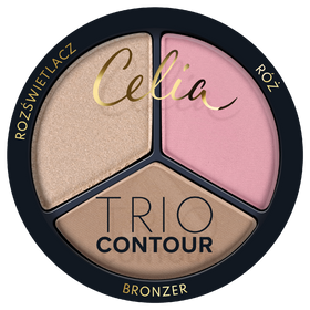 Celia Trio Contour zestaw do konturowania twarzy w pudrze 01