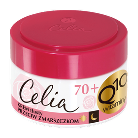 Celia Q10 anti-wrinkle rich cream 70+ with Collagen