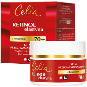 Celia Retinol & Elastyna Krem przeciwzmarszczkowy z kolagenem na dzień i na noc 70+